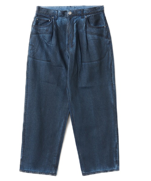 atmos(アトモス)の「atmos Spray Print Baggy Denim Pants / アトモス スプレー プリント バギー デニム パンツ(その他パンツ・メンズ・ブルー/ブラック・XL/L/M)」の2枚目の写真