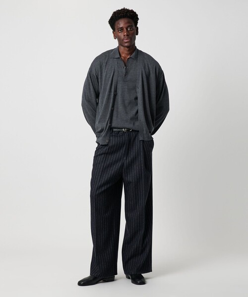 BEAUTY&YOUTH UNITED ARROWS（ビューティーアンドユースユナイテッドアローズ）の「SPIFFY ウール 4B Vネック カーディガン ウォッシャブル（カーディガン/ボレロ・メンズ・ライトブルー/ダークグレー・S/M/XL/L）」の19枚目の写真