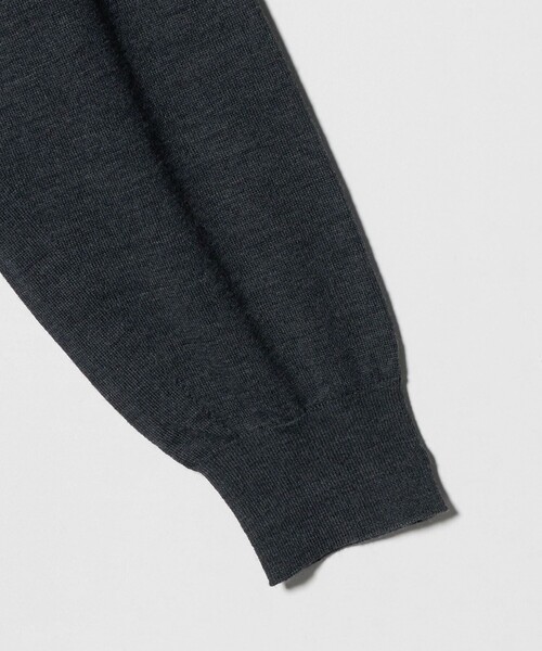 BEAUTY&YOUTH UNITED ARROWS（ビューティーアンドユースユナイテッドアローズ）の「SPIFFY ウール 4B Vネック カーディガン ウォッシャブル（カーディガン/ボレロ・メンズ・ライトブルー/ダークグレー・S/M/XL/L）」の15枚目の写真