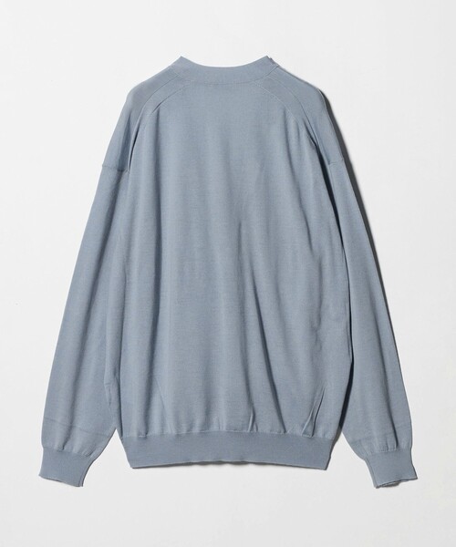 BEAUTY&YOUTH UNITED ARROWS（ビューティーアンドユースユナイテッドアローズ）の「SPIFFY ウール 4B Vネック カーディガン ウォッシャブル（カーディガン/ボレロ・メンズ・ライトブルー/ダークグレー・S/M/XL/L）」の10枚目の写真