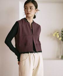 Firsthand | Firsthand/ファーストハンド オーガニックコットン レース スウェットベスト / 裏毛スウェット(ベスト)