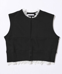 Firsthand（ファーストハンド）の「Firsthand/ファーストハンド オーガニックコットン レース スウェットベスト / 裏毛スウェット（ベスト）」