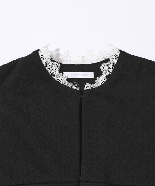 Firsthand(ファーストハンド)の「Firsthand/ファーストハンド オーガニックコットン レース スウェットベスト / 裏毛スウェット(ベスト・レディース・ブラック/グレー/ブラウン・ONE SIZE)」の10枚目の写真