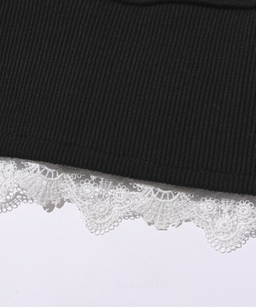 Firsthand(ファーストハンド)の「Firsthand/ファーストハンド オーガニックコットン レース スウェットベスト / 裏毛スウェット(ベスト・レディース・ブラック/グレー/ブラウン・ONE SIZE)」の5枚目の写真