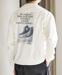 CONVERSE TOKYO（コンバーストウキョウ）の「【CONVERSE】Archive Poster Print Sweater type-2　アーカイブポスタースウェット/古着ヴィンテージ　ビンテージ風加工（スウェット）」
