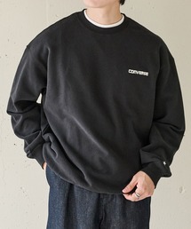 CONVERSE TOKYO（コンバーストウキョウ）の「【CONVERSE】Archive Poster Print Sweater type-2　アーカイブポスタースウェット/古着ヴィンテージ　ビンテージ風加工（スウェット）」