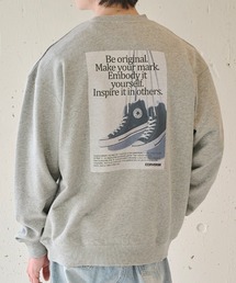 CONVERSE TOKYO（コンバーストウキョウ）の「【CONVERSE】Archive Poster Print Sweater type-2　アーカイブポスタースウェット/古着ヴィンテージ　ビンテージ風加工（スウェット）」