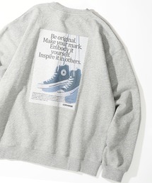 CONVERSE TOKYO（コンバーストウキョウ）の「【CONVERSE】Archive Poster Print Sweater type-2　アーカイブポスタースウェット/古着ヴィンテージ　ビンテージ風加工（スウェット）」