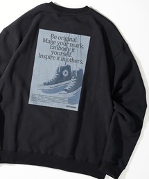 CONVERSE TOKYO（コンバーストウキョウ）の「【CONVERSE】Archive Poster Print Sweater type-2　アーカイブポスタースウェット/古着ヴィンテージ　ビンテージ風加工（スウェット）」