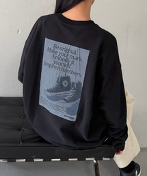 CONVERSE TOKYO（コンバーストウキョウ）の「【CONVERSE】Archive Poster Print Sweater type-2　アーカイブポスタースウェット/古着ヴィンテージ　ビンテージ風加工（スウェット）」