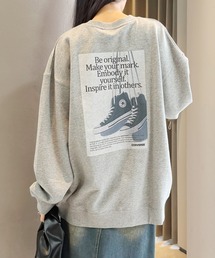 CONVERSE TOKYO（コンバーストウキョウ）の「【CONVERSE】Archive Poster Print Sweater type-2　アーカイブポスタースウェット/古着ヴィンテージ　ビンテージ風加工（スウェット）」