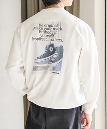 CONVERSE TOKYO（コンバーストウキョウ）の「【CONVERSE】Archive Poster Print Sweater type-2　アーカイブポスタースウェット/古着ヴィンテージ　ビンテージ風加工（スウェット）」