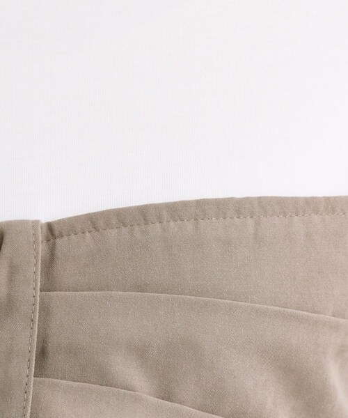 DRESKIP（ドレスキップ）の「気になるウエストもさり気なくカバー リボン風ドッキングトップス（Tシャツ/カットソー・レディース・ブルー系その他6/ベージュ系4/チャコール・04/03/02/01）」の7枚目の写真