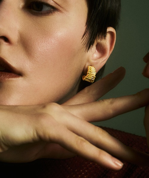 IRIS47(イリスフォーセブン)の「【IRIS 47】metis earring/メティス イヤリング BO196(イヤリング・レディース・ゴールド/シルバー・FREE)」の1枚目の写真
