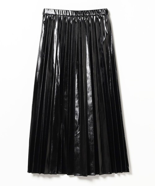 Ray BEAMS（レイビームス）の「メタリックプリーツスカート（スカート・レディース・ブラック/シルバー・1/0）」の18枚目の写真