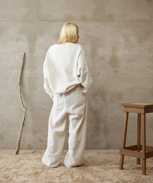 paradigm（パラダイム）の「【paradigm】パフィーストレッチドロストクルーネックU（Tシャツ/カットソー・レディース・ダークグレー/オフホワイト・SMALL/MEDIUM/LARGE）」の14枚目の写真