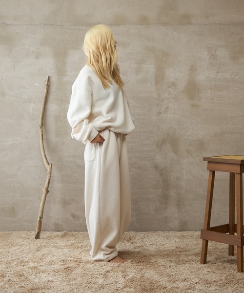 paradigm（パラダイム）の「【paradigm】パフィーストレッチドロストクルーネックU（Tシャツ/カットソー・レディース・ダークグレー/オフホワイト・SMALL/MEDIUM/LARGE）」の17枚目の写真