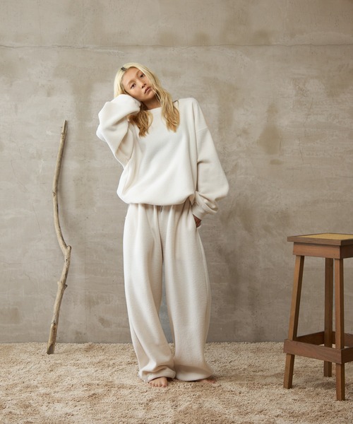 paradigm（パラダイム）の「【paradigm】パフィーストレッチドロストクルーネックU（Tシャツ/カットソー・レディース・ダークグレー/オフホワイト・SMALL/MEDIUM/LARGE）」の18枚目の写真