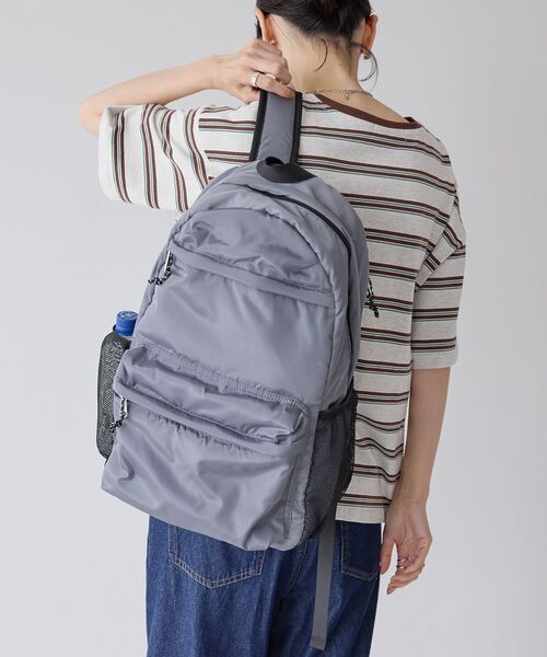 AMERICAN HOLIC（アメリカンホリック）の「多機能リュック（バックパック/リュック・レディース・グレー/ブラック/ブラウン/ネイビー・FREE）」の2枚目の写真