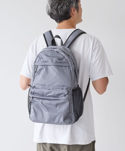 AMERICAN HOLIC（アメリカンホリック）の「多機能リュック（バックパック/リュック・レディース・グレー/ブラック/ブラウン/ネイビー・FREE）」の21枚目の写真