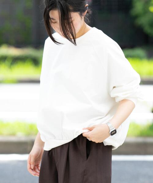 EKAL(エカル)の「WS DRY OUT LONG-SLEEVE T-SHIRTS(Tシャツ/カットソー・レディース・ホワイト/ブラウン/パープル系その他・FREE)」の11枚目の写真