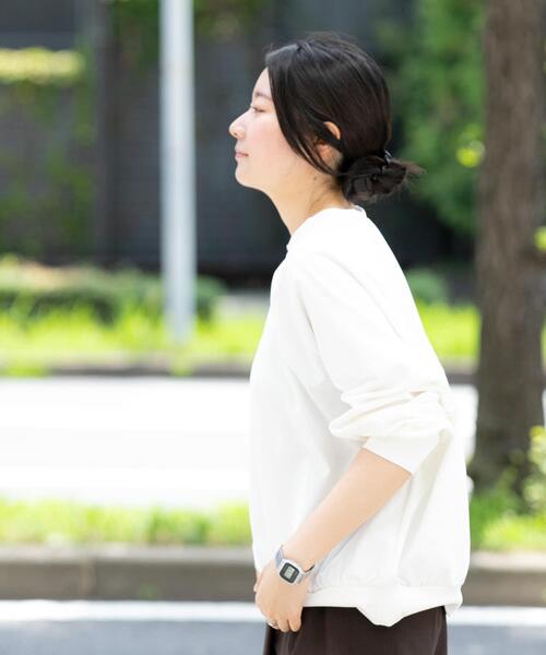 EKAL(エカル)の「WS DRY OUT LONG-SLEEVE T-SHIRTS(Tシャツ/カットソー・レディース・ホワイト/ブラウン/パープル系その他・FREE)」の12枚目の写真