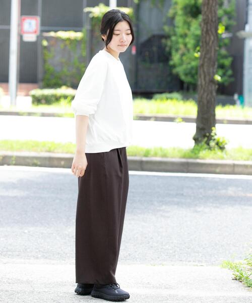 EKAL(エカル)の「WS DRY OUT LONG-SLEEVE T-SHIRTS(Tシャツ/カットソー・レディース・ホワイト/ブラウン/パープル系その他・FREE)」の15枚目の写真