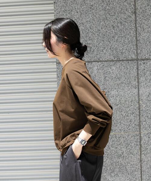 EKAL(エカル)の「WS DRY OUT LONG-SLEEVE T-SHIRTS(Tシャツ/カットソー・レディース・ホワイト/ブラウン/パープル系その他・FREE)」の21枚目の写真