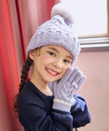 手袋（パープル/紫色系・ウール・ニット）ファッション通販 - ZOZOTOWN