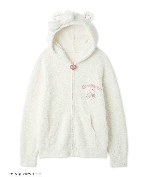 SNIDEL HOME（スナイデルホーム）の「【WEB＆一部直営店舗限定】【Care Bears(TM)】パーカー（ルームウェア/パジャマ・レディース・ライトブルー/ライトピンク/ラベンダー/オレンジ/オフホワイト・F）」の2枚目の写真