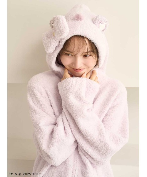 SNIDEL HOME（スナイデルホーム）の「【WEB＆一部直営店舗限定】【Care Bears(TM)】パーカー（ルームウェア/パジャマ・レディース・ライトブルー/ライトピンク/ラベンダー/オレンジ/オフホワイト・F）」の8枚目の写真