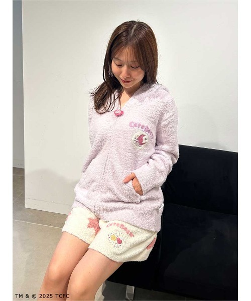 SNIDEL HOME（スナイデルホーム）の「【WEB＆一部直営店舗限定】【Care Bears(TM)】パーカー（ルームウェア/パジャマ・レディース・ライトブルー/ライトピンク/ラベンダー/オレンジ/オフホワイト・F）」の9枚目の写真