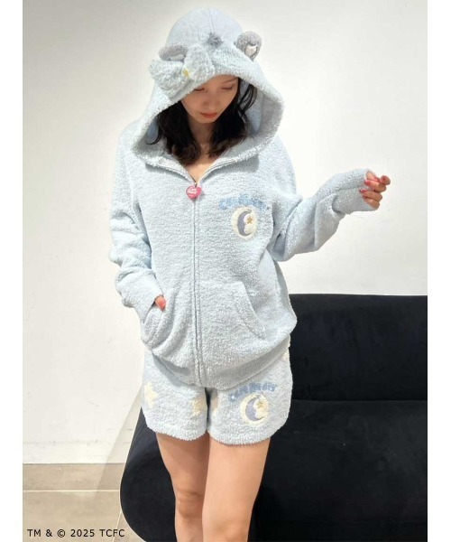 SNIDEL HOME（スナイデルホーム）の「【WEB＆一部直営店舗限定】【Care Bears(TM)】パーカー（ルームウェア/パジャマ・レディース・ライトブルー/ライトピンク/ラベンダー/オレンジ/オフホワイト・F）」の11枚目の写真