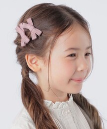 SHIPS（シップス）の「SHIPS KIDS:ツイル リボン ヘアピン セット（ヘアピン）」
