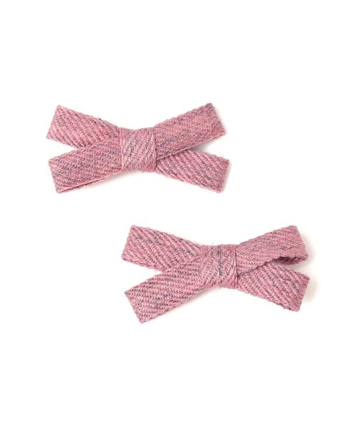 SHIPS（シップス）の「SHIPS KIDS:ツイル リボン ヘアピン セット（ヘアピン・キッズ・ピンク系その他/ダークグレー/ブルー系その他・ONE SIZE）」の6枚目の写真