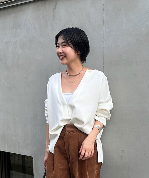 インフルエンサー＠tsuru00コラボ】スキッパーポンチプルオーバー