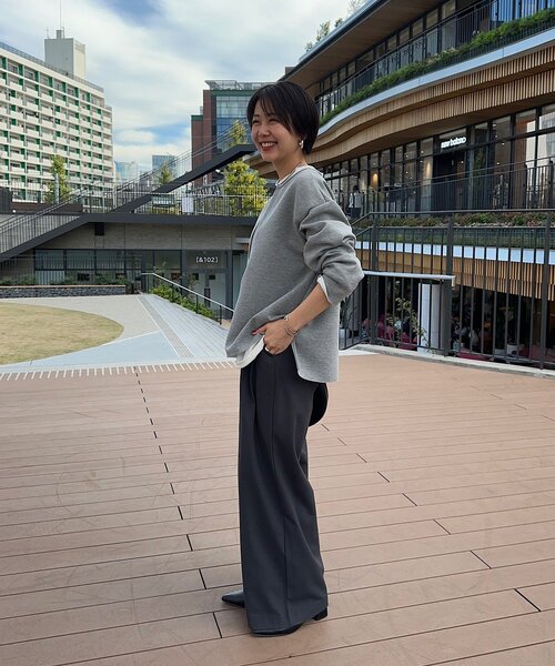 SHENERY ＠tsuru00コラボ スキッパーポンチプルオーバー セール】【インフルエンサー＠tsuru00コラボ】スキッパーポンチプル