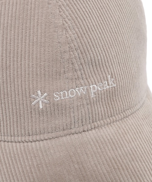 SnowPeak / Corduroy Ball Cap コーデュロイボールキャップ 海外限定