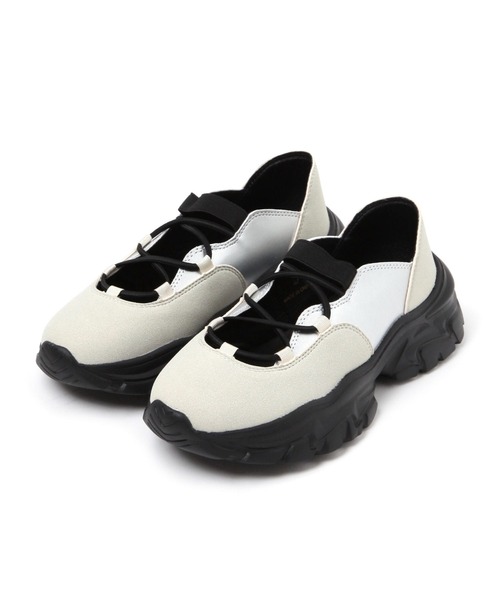 セール】【軽らく】クロスコードスニーカー（スニーカー）｜studio