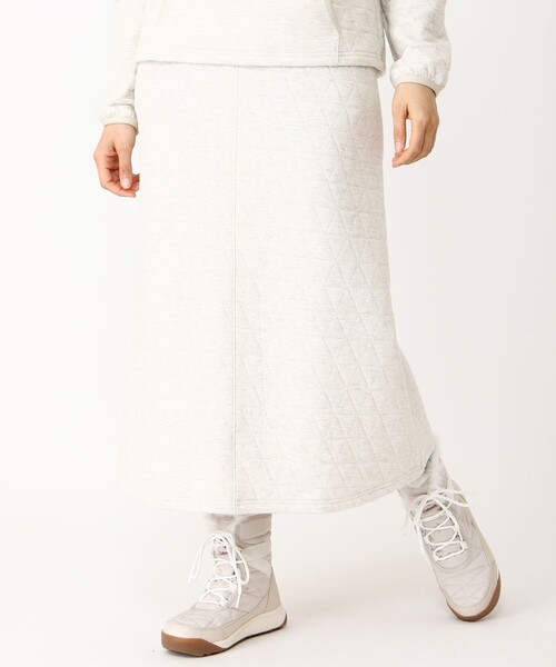 Columbia（コロンビア）の「キルト きれいめカジュアル Columbia／ウィメンズ アリソンバレー スカート ロング／コロンビア（スカート・レディース・ホワイト/ブラック・L/XL/M/S）」の8枚目の写真