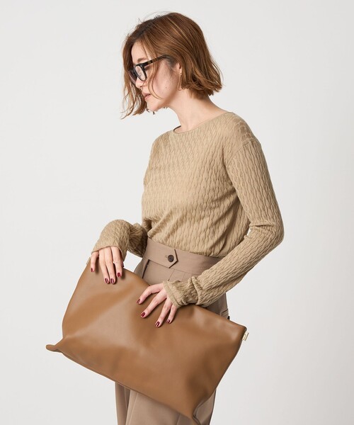 conte＞ケーブル ボートネックニット（ニット/セーター）｜conte