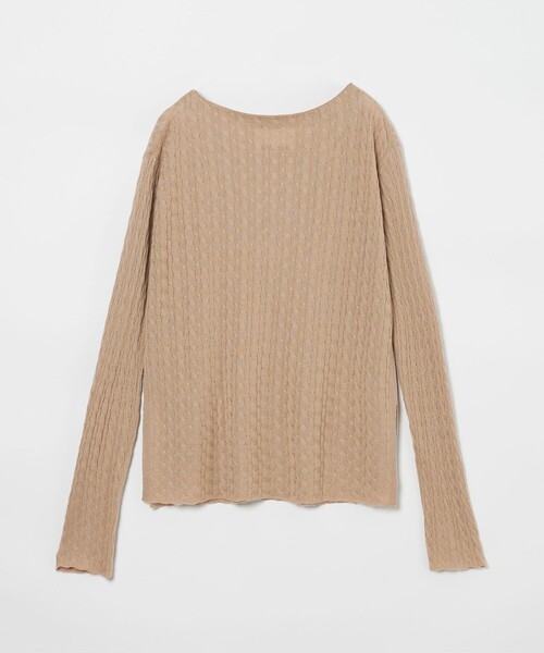 conte＞ケーブル ボートネックニット（ニット/セーター）｜conte