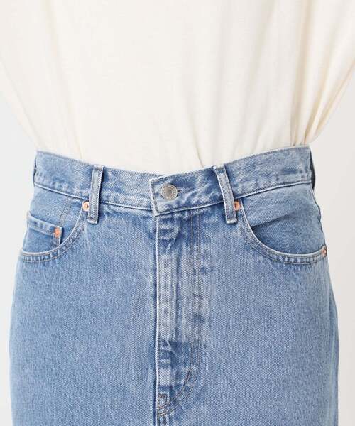 OUTDOOR PRODUCTS デニムスリットリーンスカート 36 ブルー OUTDOOR PRODUCTS Usual Things｜追加4ULTデニムスリットリーン