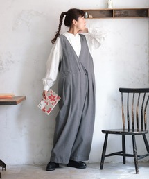 すっきり可愛いサスペンダーパンツ（サロペット/オーバーオール