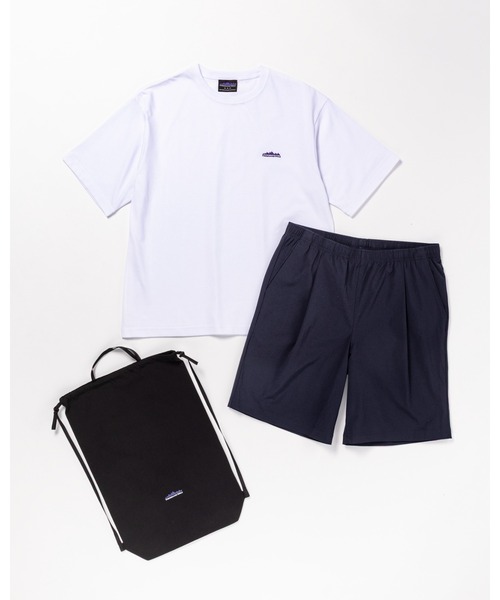 THOUSAND MILE（サウザンドマイル）の「[M's]SHORT SLEEVE T-SHIRT & SHORT PANTS SET T/C JERSEY + NY/PU/ショートスリーブTシャツ&ショートパンツ セット（セットアップ・メンズ・チャコールグレー/オリーブ/カーキ/ブラック/ネイビー/レンガ・XL/M/S/XS）」の6枚目の写真