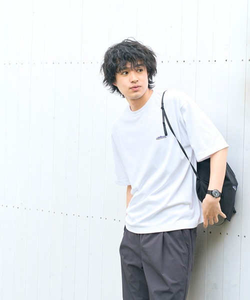 THOUSAND MILE（サウザンドマイル）の「[M's]SHORT SLEEVE T-SHIRT & SHORT PANTS SET T/C JERSEY + NY/PU/ショートスリーブTシャツ&ショートパンツ セット（セットアップ・メンズ・チャコールグレー/オリーブ/カーキ/ブラック/ネイビー/レンガ・XL/M/S/XS）」の3枚目の写真