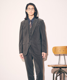 メンズのスーツジャケット（グリーン・カーキ/緑色系