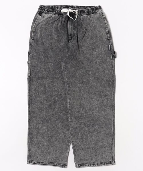 DC SHOES（ディーシーシューズ）の「25 SUPERWIDE BAGGY P /DCストレッチウエストゴム裾ドローコード付きワイドシルエットペインターパンツ（その他パンツ・メンズ・スカイブルー/ブラック系その他2/ライトインディゴブルー/ブラック系その他・X-LARGE/LARGE/MEDIUM）」の2枚目の写真