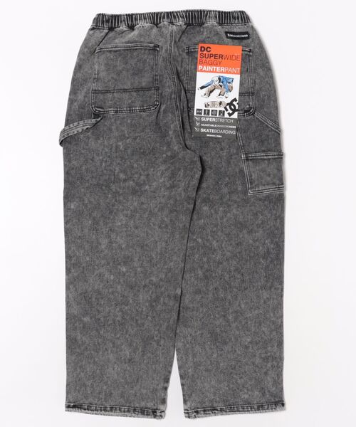 DC SHOES（ディーシーシューズ）の「25 SUPERWIDE BAGGY P /DCストレッチウエストゴム裾ドローコード付きワイドシルエットペインターパンツ（その他パンツ・メンズ・スカイブルー/ブラック系その他2/ライトインディゴブルー/ブラック系その他・X-LARGE/LARGE/MEDIUM）」の5枚目の写真