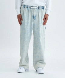25 SUPERWIDE BAGGY P /DCストレッチウエストゴム裾ドローコード付きワイドシルエットペインターパンツ